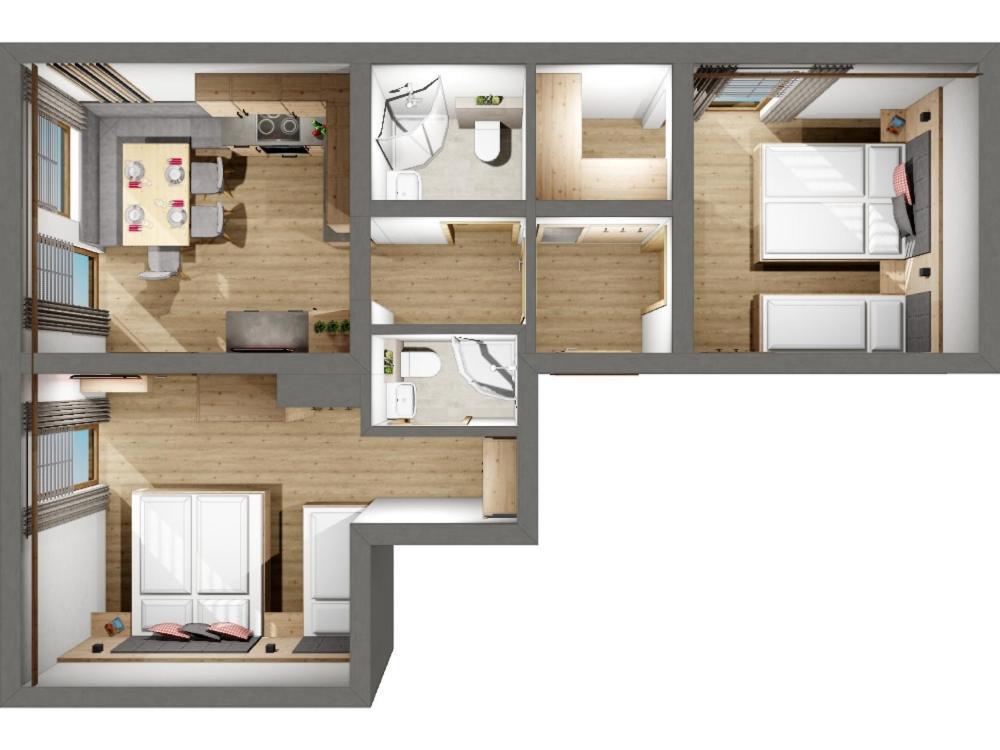 Appartement Gaestehaus Aloisia Hippach Exteriör bild